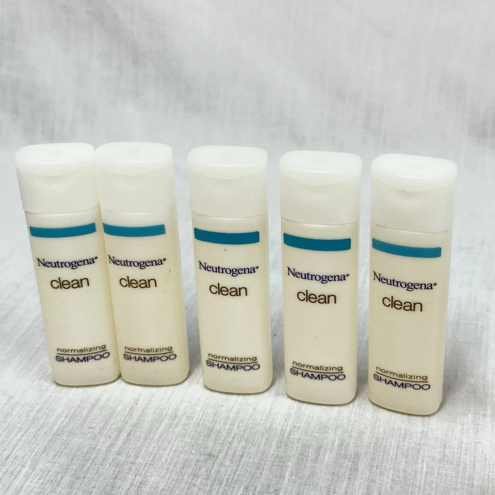 NEUTROGENA CLEAN SHAMPOO AND CONDITIONER Hotel Amenities/Travel size NEW 12 Item